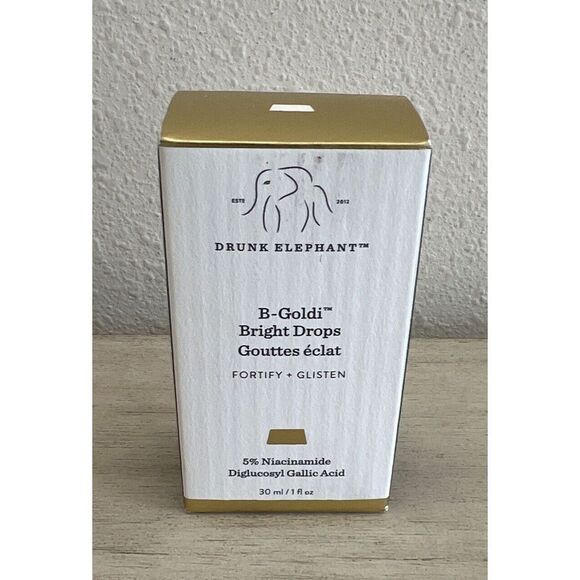 Drunk Elephant B-Goldi Bright Drops 1 oz 5% Niacinamide - Picture 2 of 5